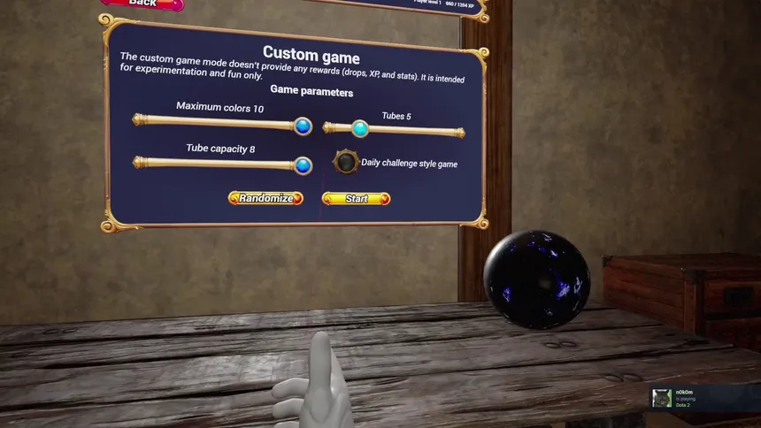Скриншот 3 к игре Magic Color Merge Puzzle VR