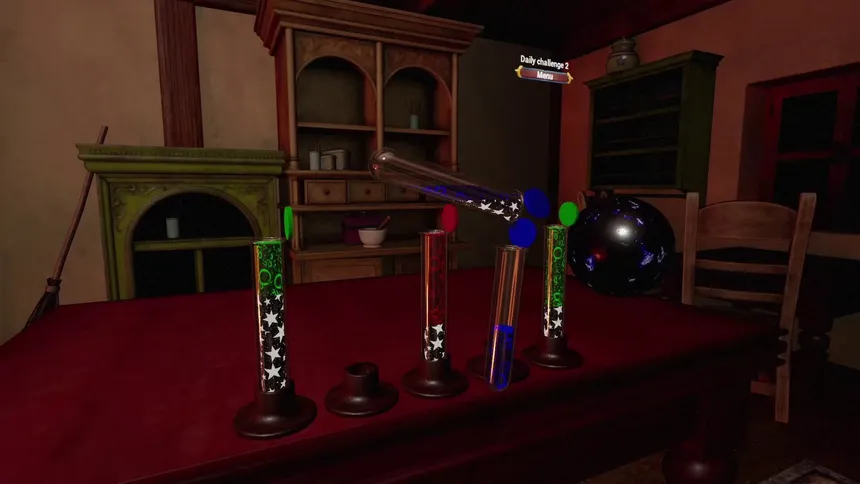Скриншот 4 к игре Magic Color Merge Puzzle VR