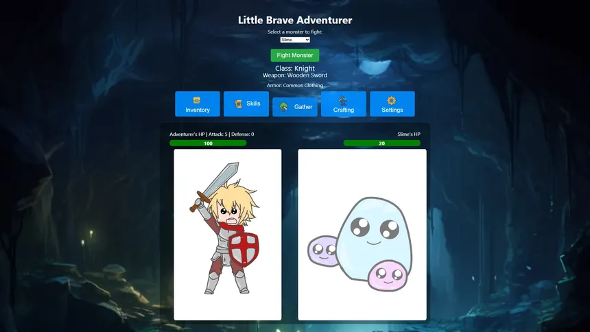 Скриншот 1 к игре Little Brave Adventurer