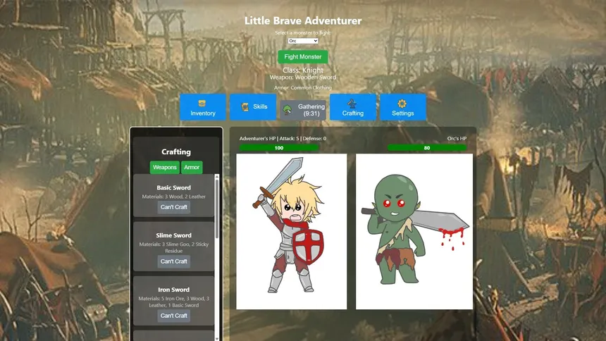 Скриншот 4 к игре Little Brave Adventurer