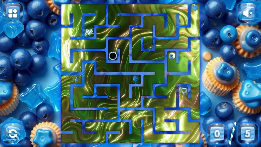 Скриншот 5 к игре Sweetie Candy Maze: Blueberry