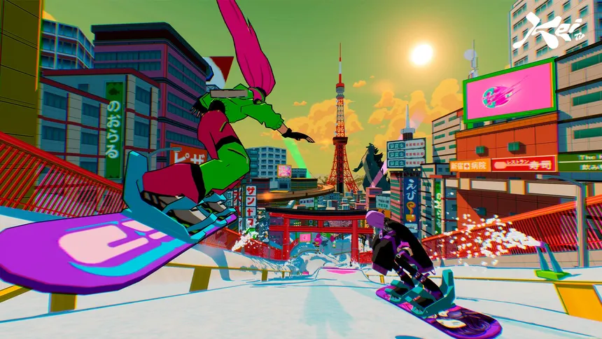 Скриншот 3 к игре HYPERyuki: Snowboard Syndicate