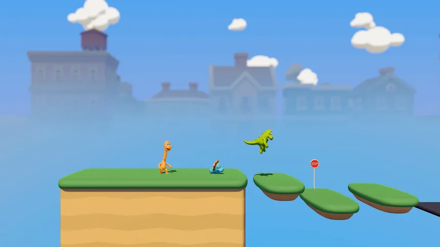 Скриншот 1 к игре Dinos Falling