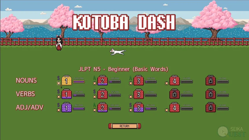 Скриншот 3 к игре Kotoba Dash