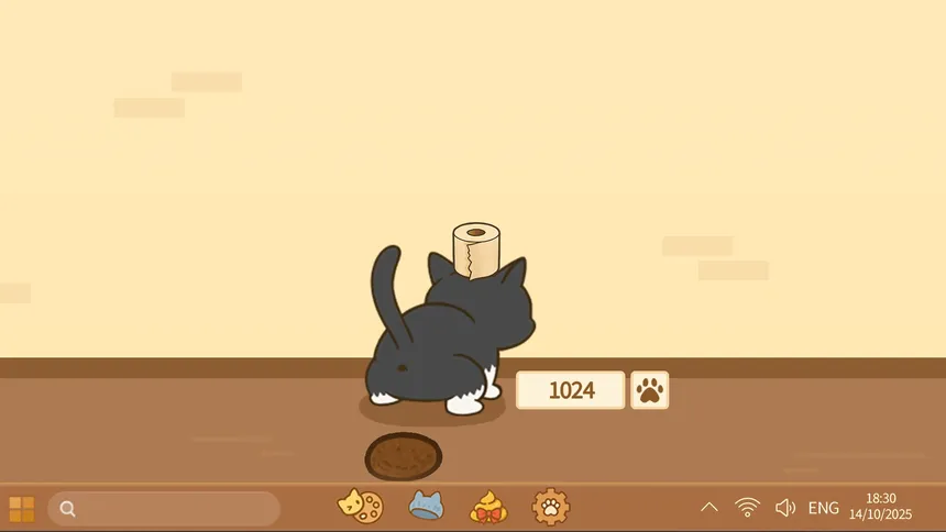 Скриншот 1 к игре Pooping Cat