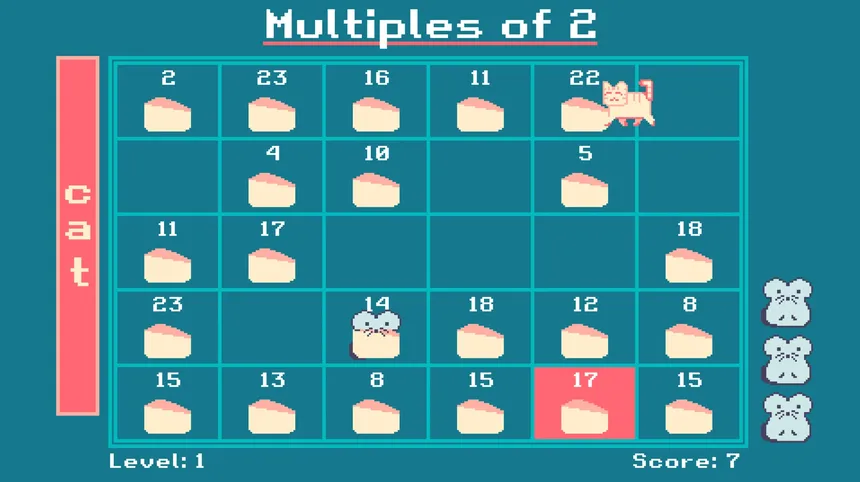 Скриншот 1 к игре Math MunCheese