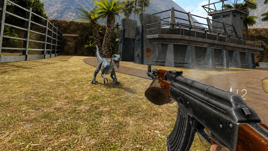 Скриншот 1 к игре Dinosaur Zoo VR : Dinosaur Hunting