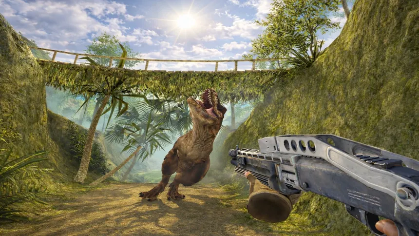 Скриншот 3 к игре Dinosaur Zoo VR : Dinosaur Hunting