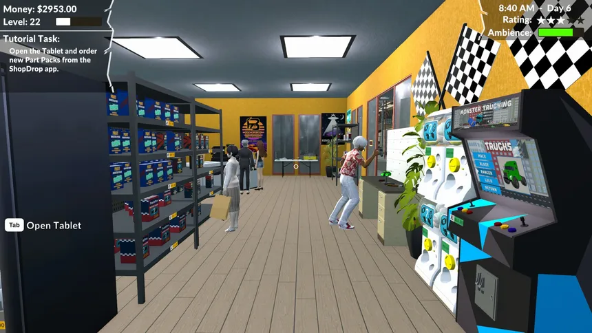 Скриншот 3 к игре Pocket Racer Shop Sim