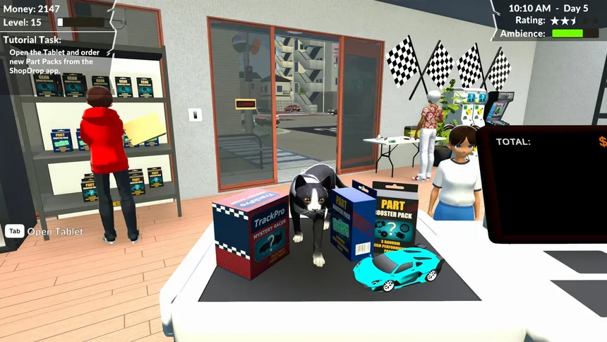 Скриншот 6 к игре Pocket Racer Shop Sim