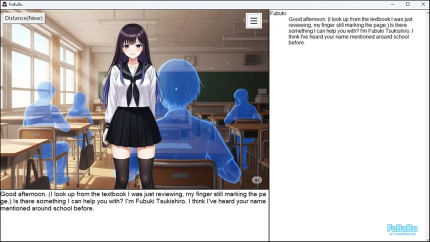 Скриншот 1 к игре FuBuBu: AI Companion
