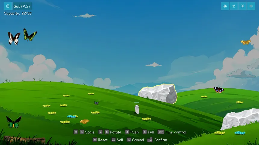 Скриншот 5 к игре Flutterfield