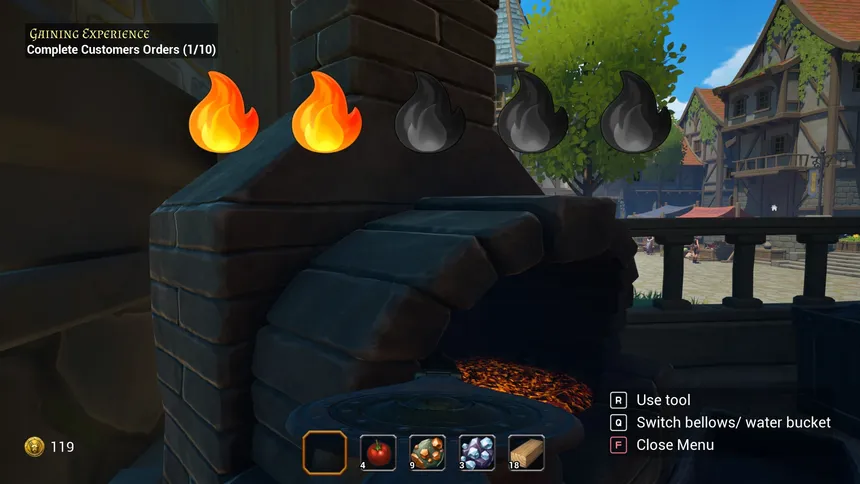 Скриншот 1 к игре Heat 'n Hit: The Blacksmith Simulator