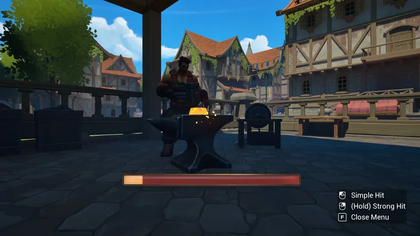 Скриншот 2 к игре Heat 'n Hit: The Blacksmith Simulator
