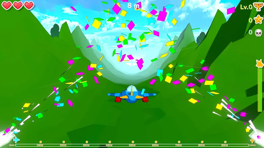 Скриншот 1 к игре Перелёт! 100KM! Горы!