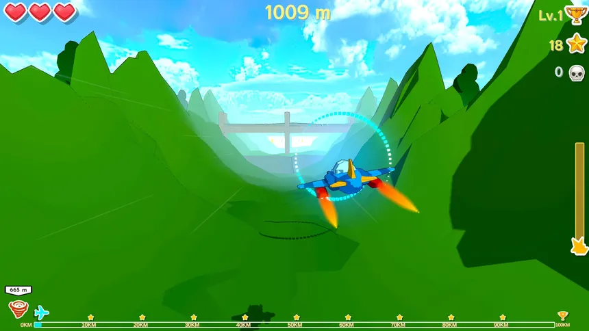 Скриншот 3 к игре Перелёт! 100KM! Горы!