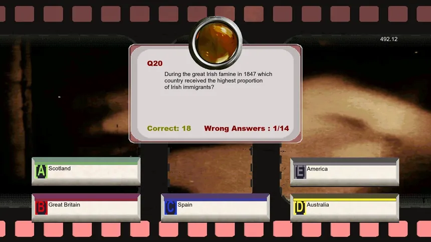 Скриншот 2 к игре Boffins History Quiz Reel