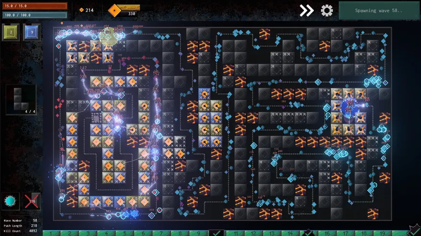 Скриншот 1 к игре Grid Forge TD