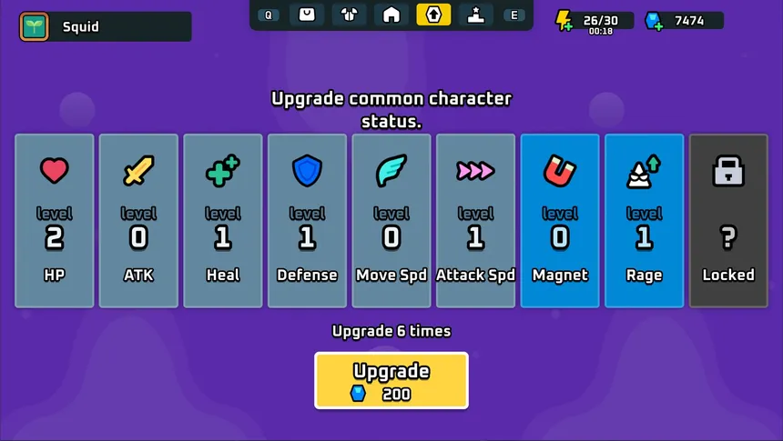 Скриншот 1 к игре SQUIDWAR: 로그라이크 PvP