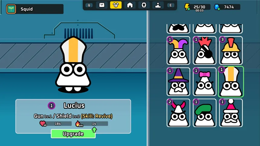 Скриншот 2 к игре SQUIDWAR: 로그라이크 PvP