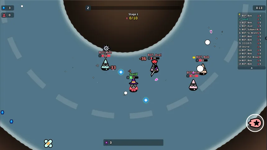 Скриншот 3 к игре SQUIDWAR: 로그라이크 PvP