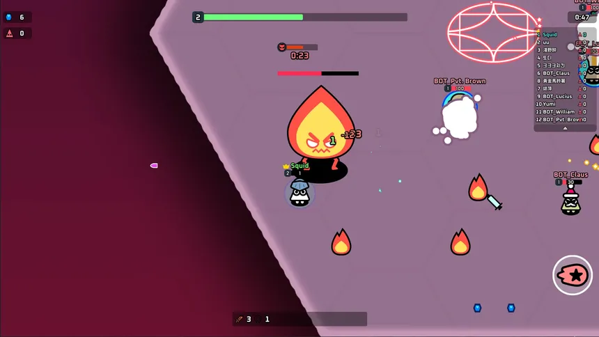 Скриншот 5 к игре SQUIDWAR: 로그라이크 PvP