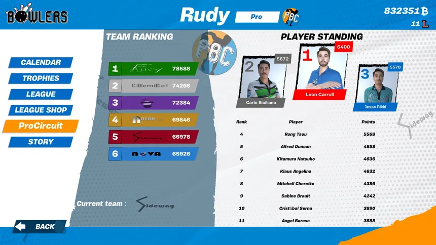 Скриншот 8 к игре Bowlers : The bowling experience