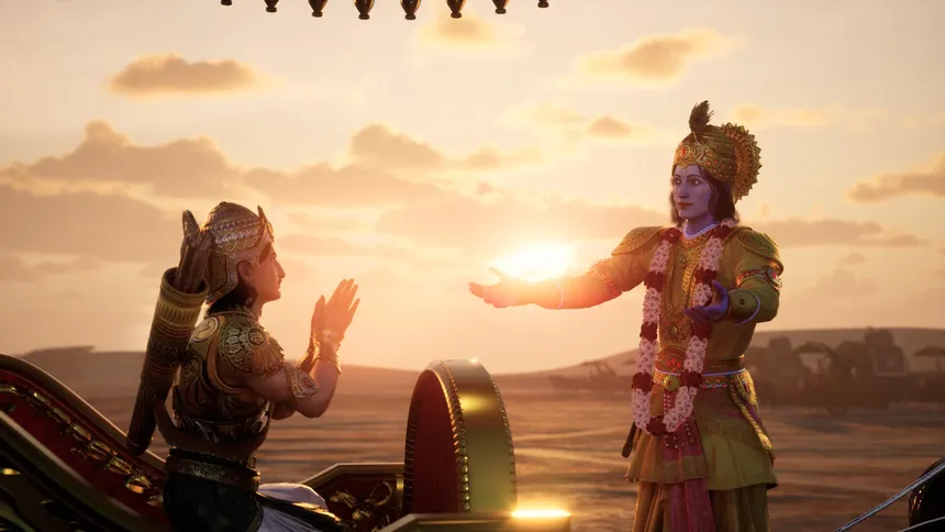 Скриншот 2 к игре Shrimad Bhagavad Gita VR