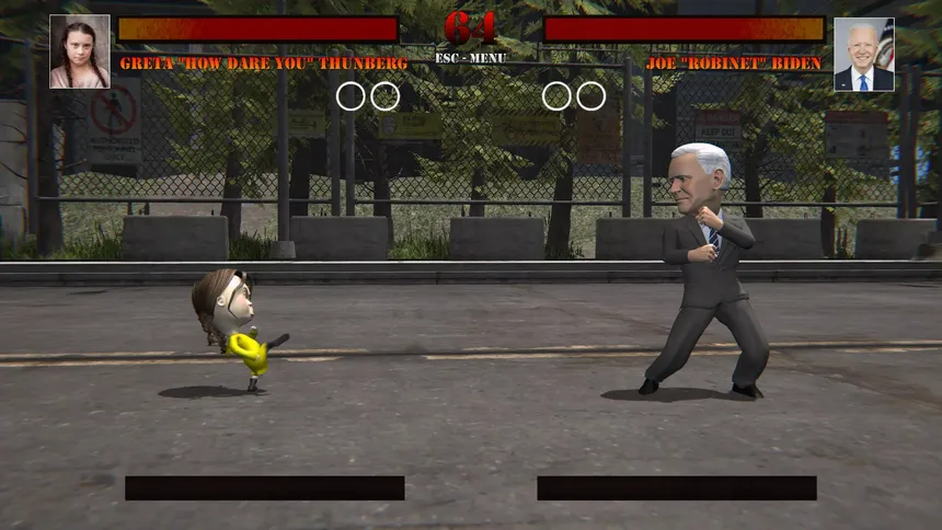 Скриншот 3 к игре DiktaPunk: The PolitiKal (And SatiriKal) Fighting Game