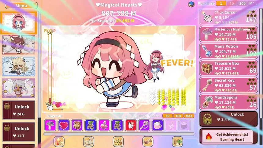 Скриншот 1 к игре Kawaii Clicker Reborn