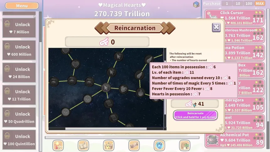 Скриншот 6 к игре Kawaii Clicker Reborn