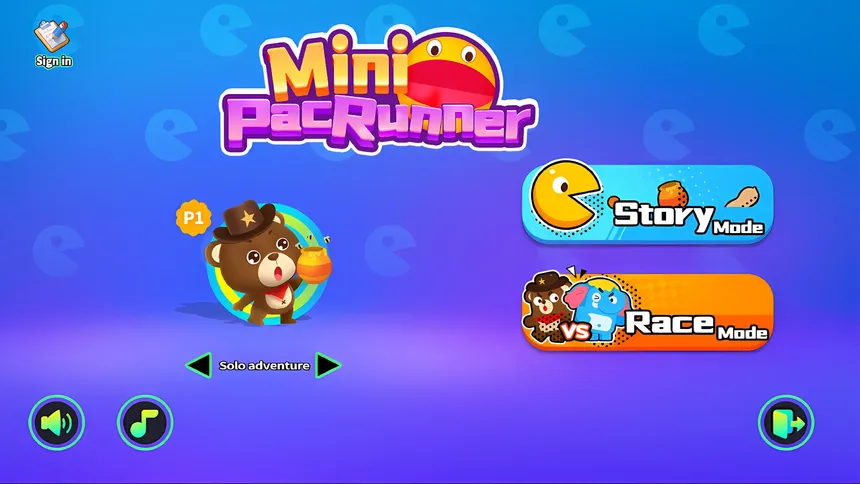 Скриншот 1 к игре Mini PacRunner