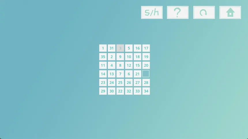 Скриншот 1 к игре 数字华容道变体Klotski Variant