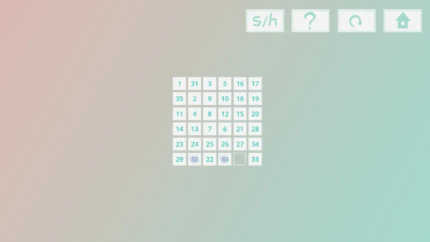 Скриншот 2 к игре 数字华容道变体Klotski Variant
