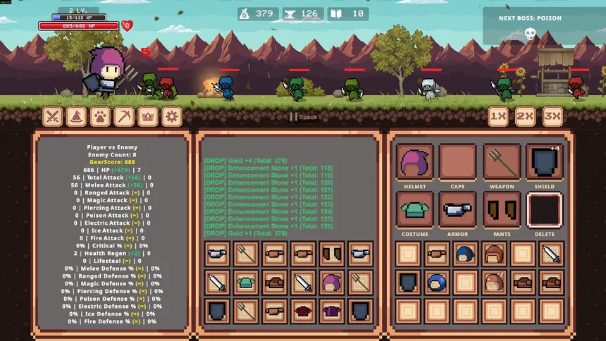 Скриншот 1 к игре Loot of Idle