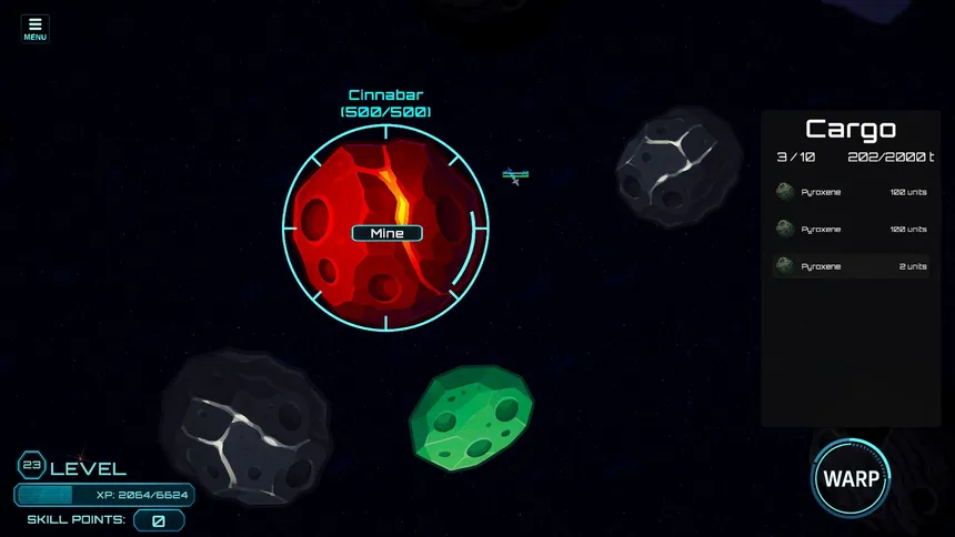 Скриншот 3 к игре Asteroid Miner