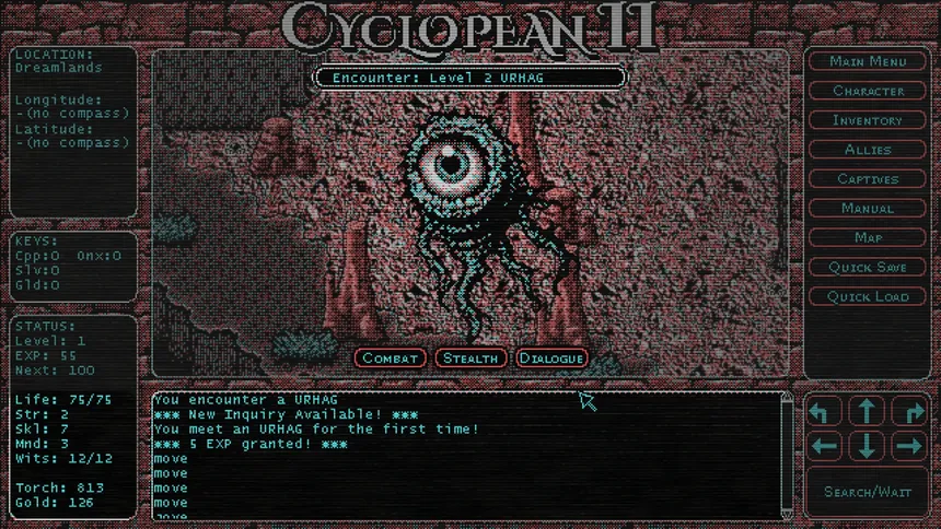 Скриншот 4 к игре Cyclopean II: The Dreamlands