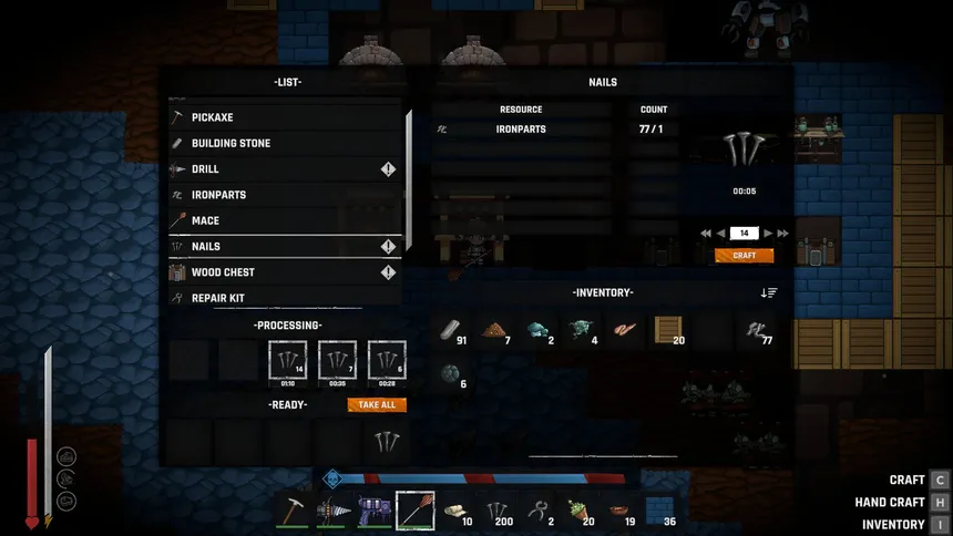 Скриншот 5 к игре Rocks Tools Hordes