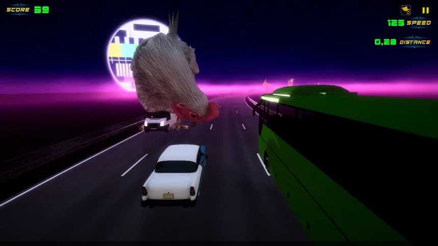 Скриншот 2 к игре Neon Rush Highway