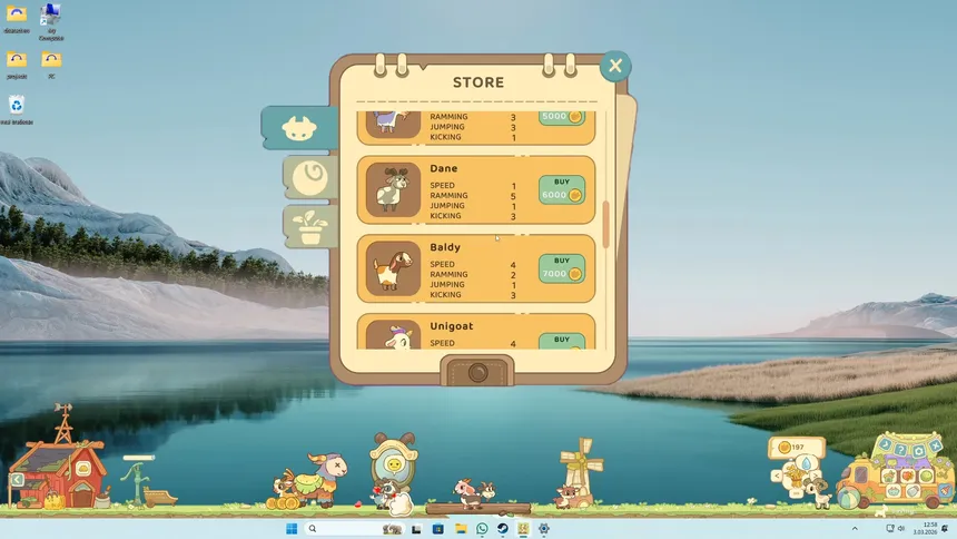 Скриншот 1 к игре Tame-a-goat-chi