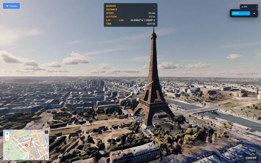 Скриншот 5 к игре Geospatial Exploration - Explore the real world in 3D and VR
