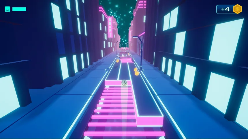 Скриншот 2 к игре Neon Roller
