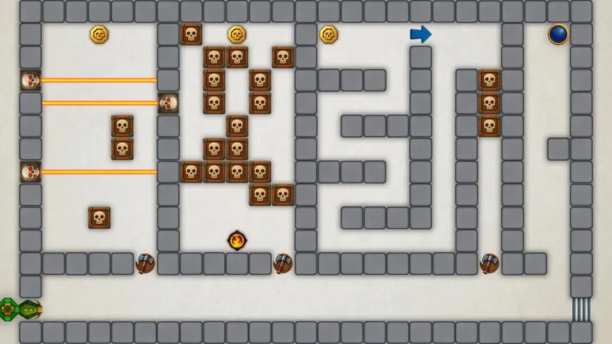 Скриншот 1 к игре Snake: Secret Treasure