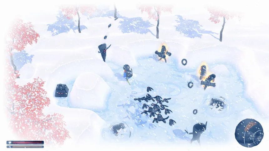 Скриншот 2 к игре FROGGY HATES SNOW