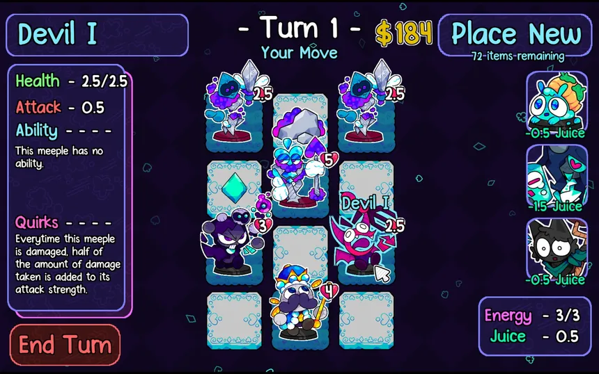 Скриншот 2 к игре Manic Meeples