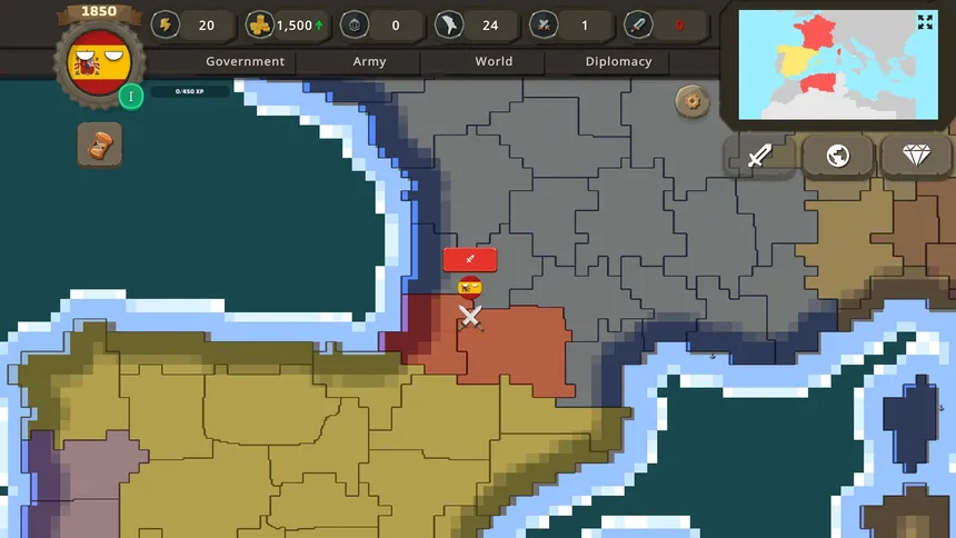 Скриншот 8 к игре Countryballs at War