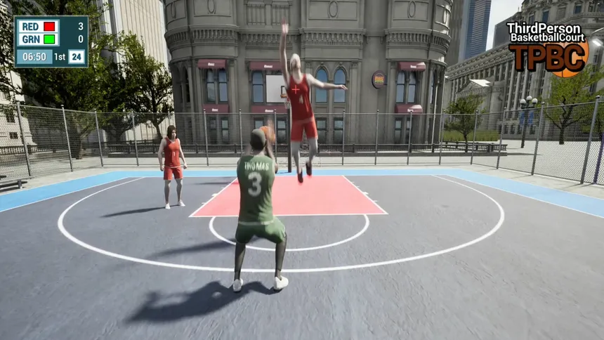 Скриншот 2 к игре Third Person Basketball Court