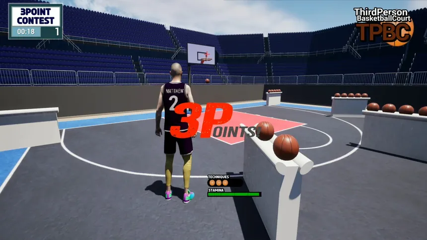 Скриншот 8 к игре Third Person Basketball Court