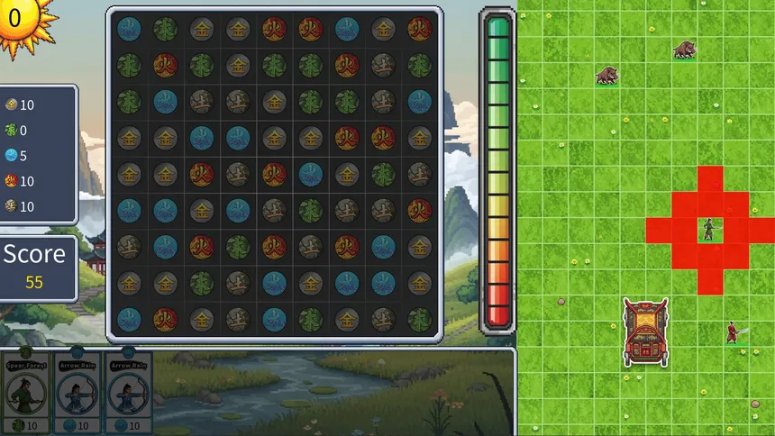 Скриншот 1 к игре 五行召唤Wuxing Summoner