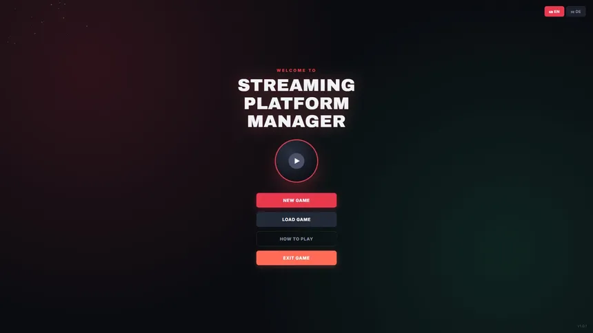 Скриншот 1 к игре Streaming Platform Manager